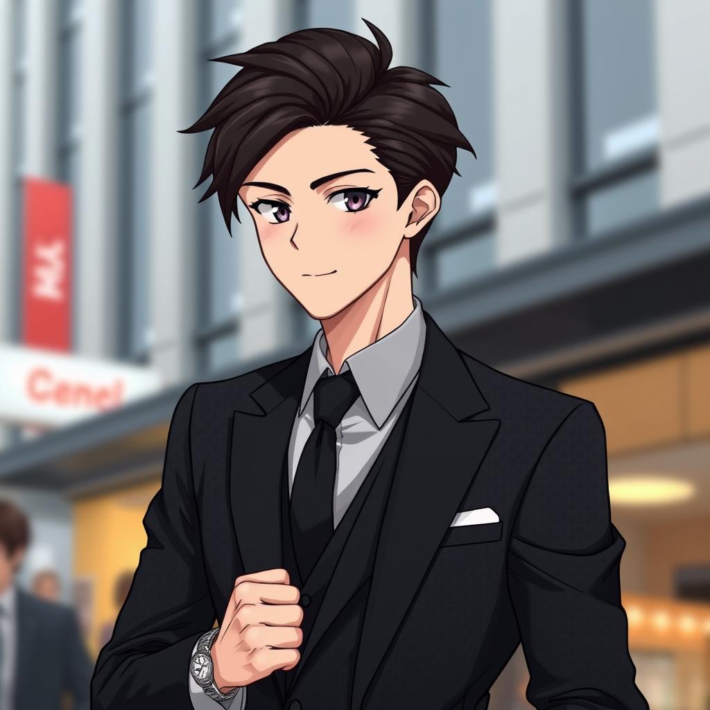 Sophisticated Style: The Chic Anime Guy