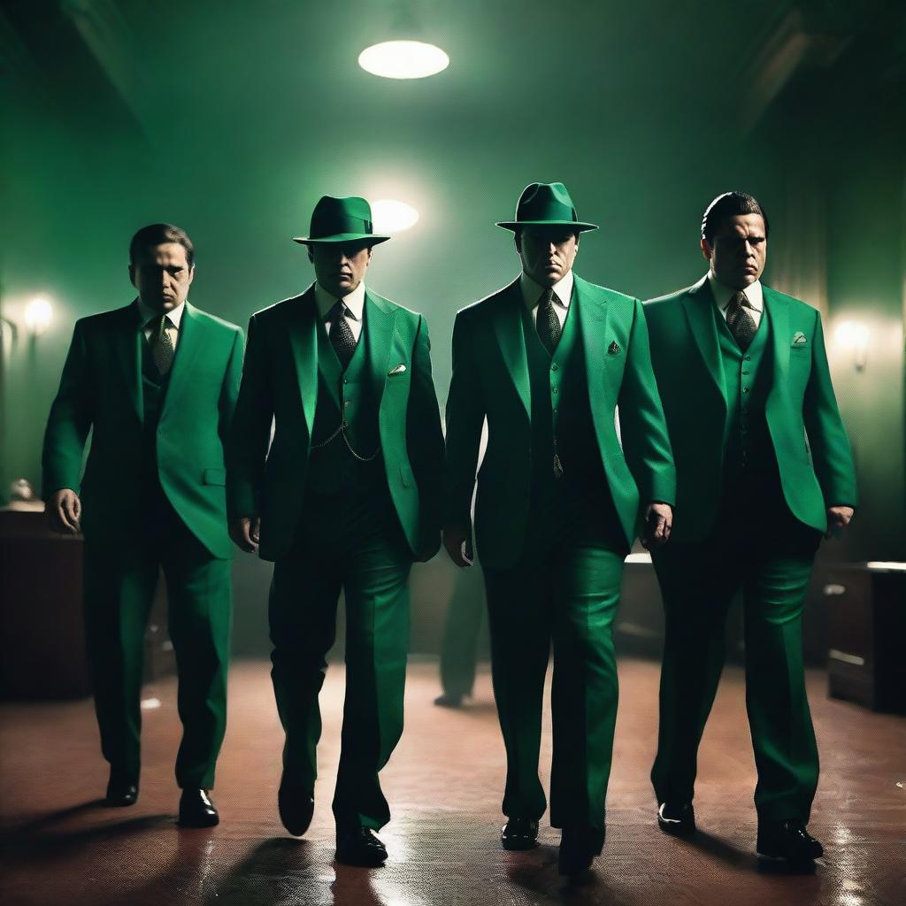 Meet the Men in Green: A Mafia Gathering