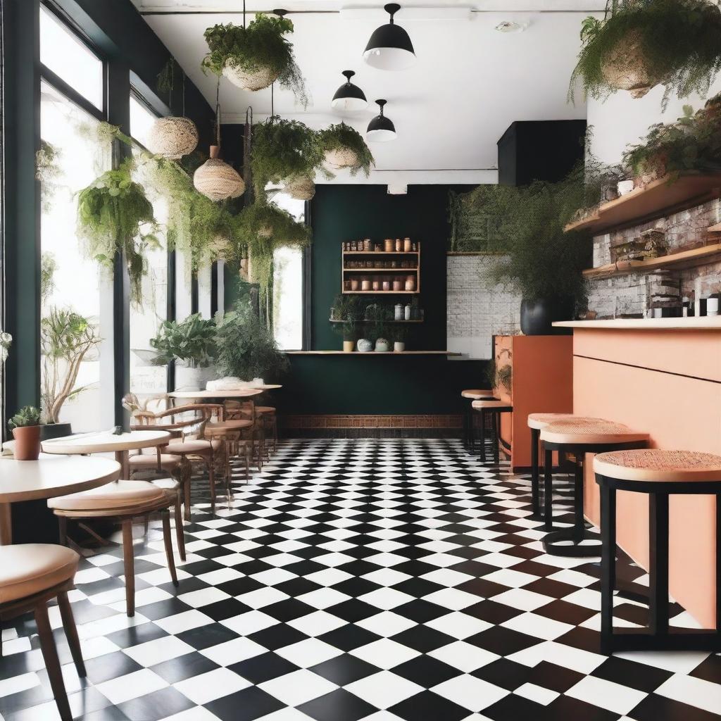 Boho Chic Cafe: Where Nature Meets Artistry