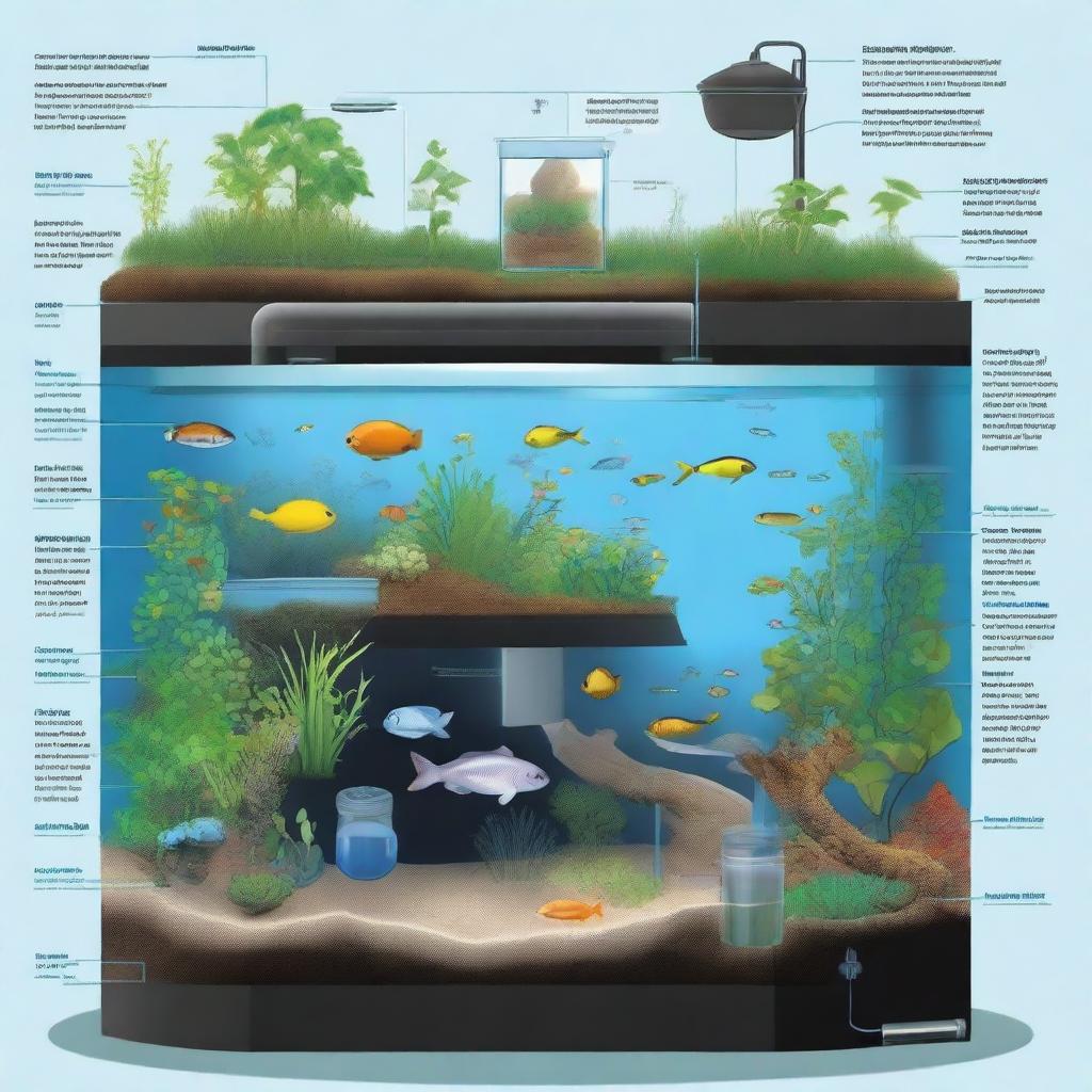 Underwater Harmony: A Thriving Aquarium Ecosystem
