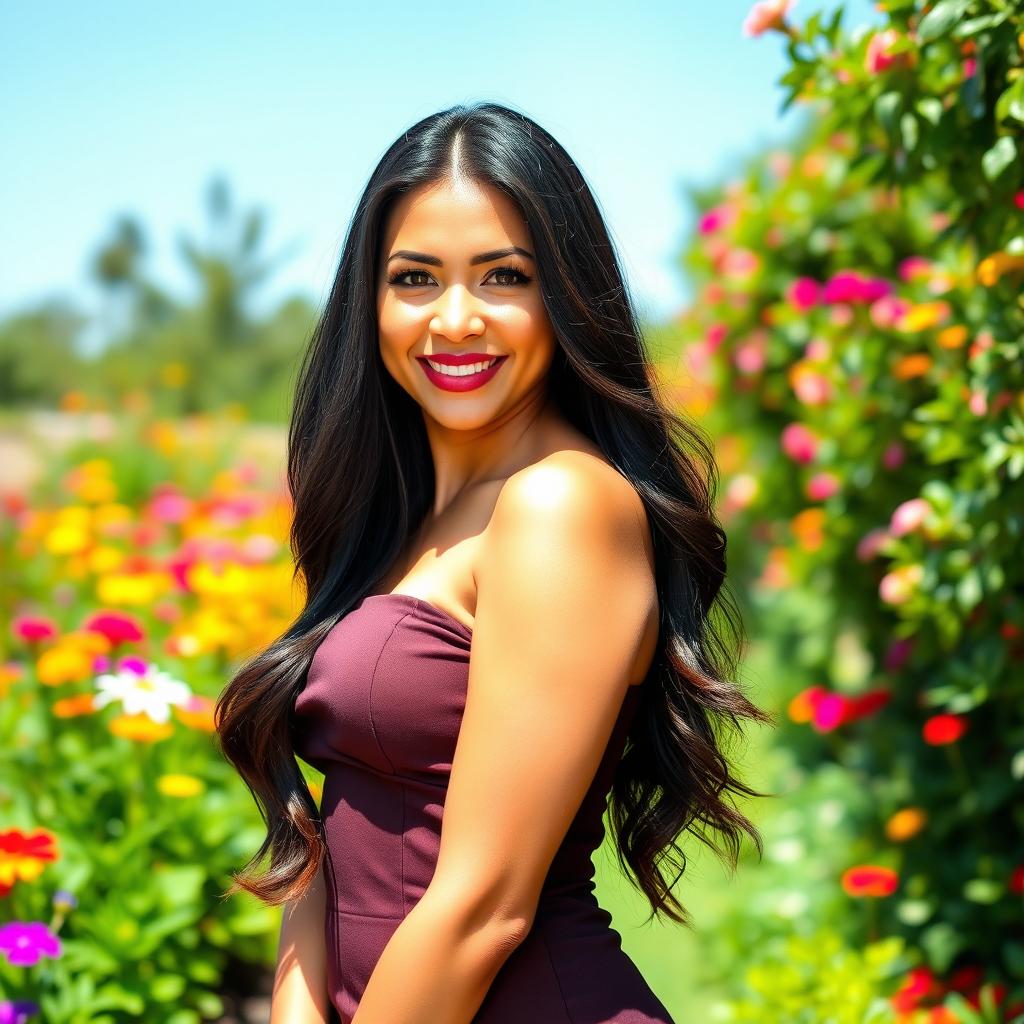 Elegance Personified: Latina Fashionista