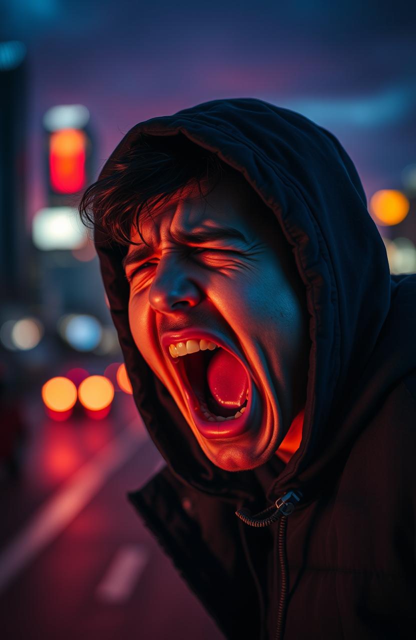 Raw Emotion: A Visual Journey of Pain and Frustration