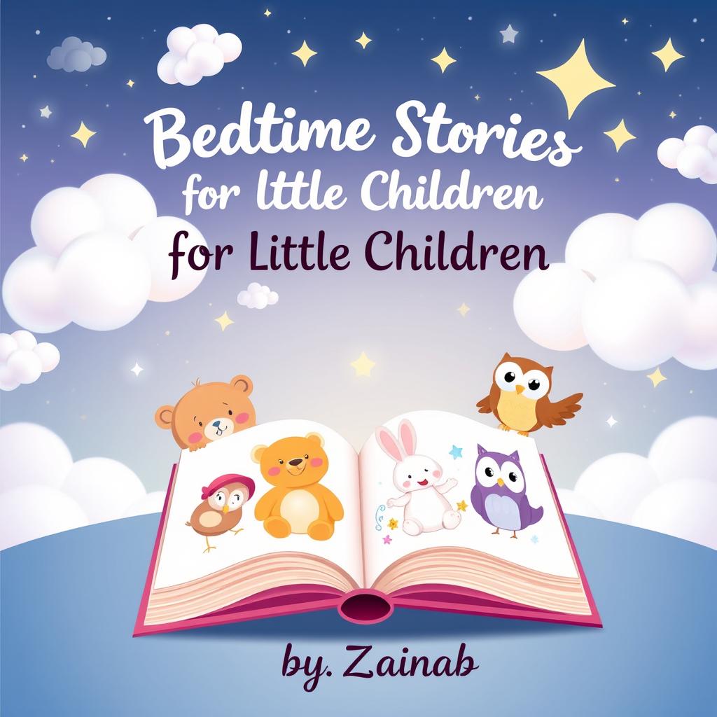 Enchanting Cover for Bedtime Stories for Little Children by Zainab