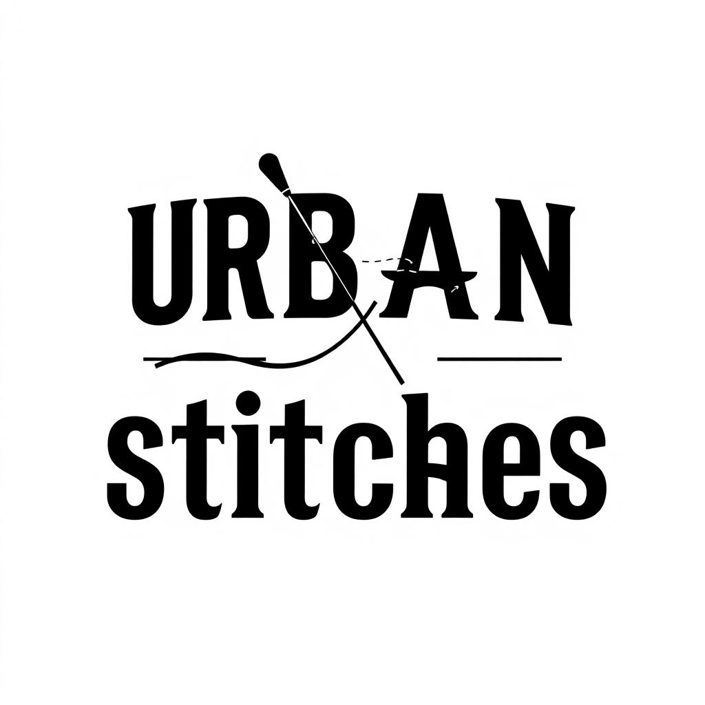 Urban Stitches Logo Design