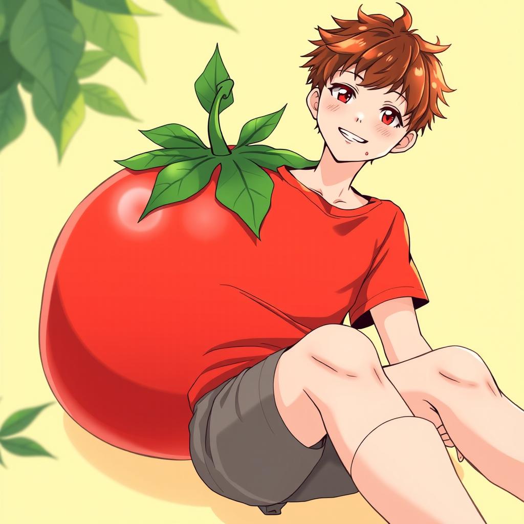 Meet the Tomato Warrior: A Unique Anime Character