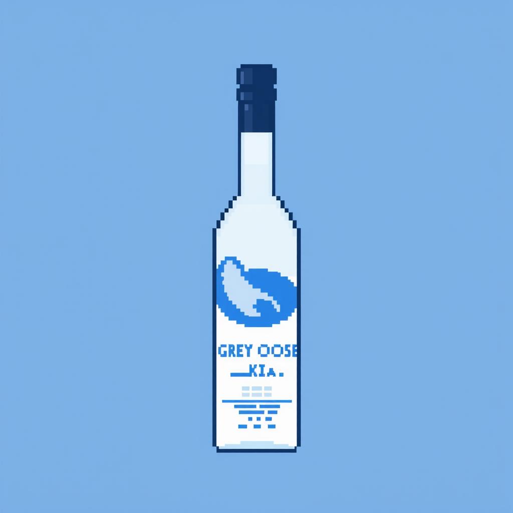 Compact Pixel Art: Grey Goose Vodka