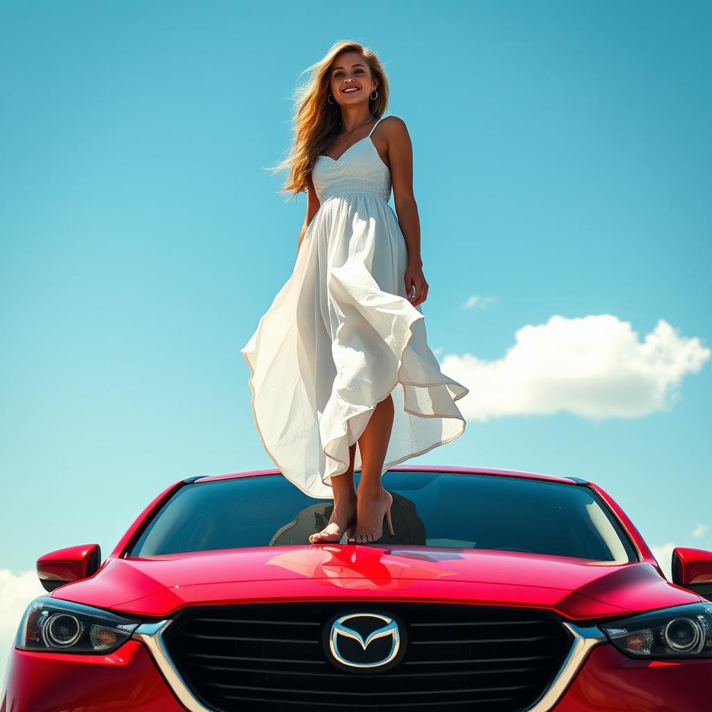 Barefoot Beauty on a Bold Mazda CX-3
