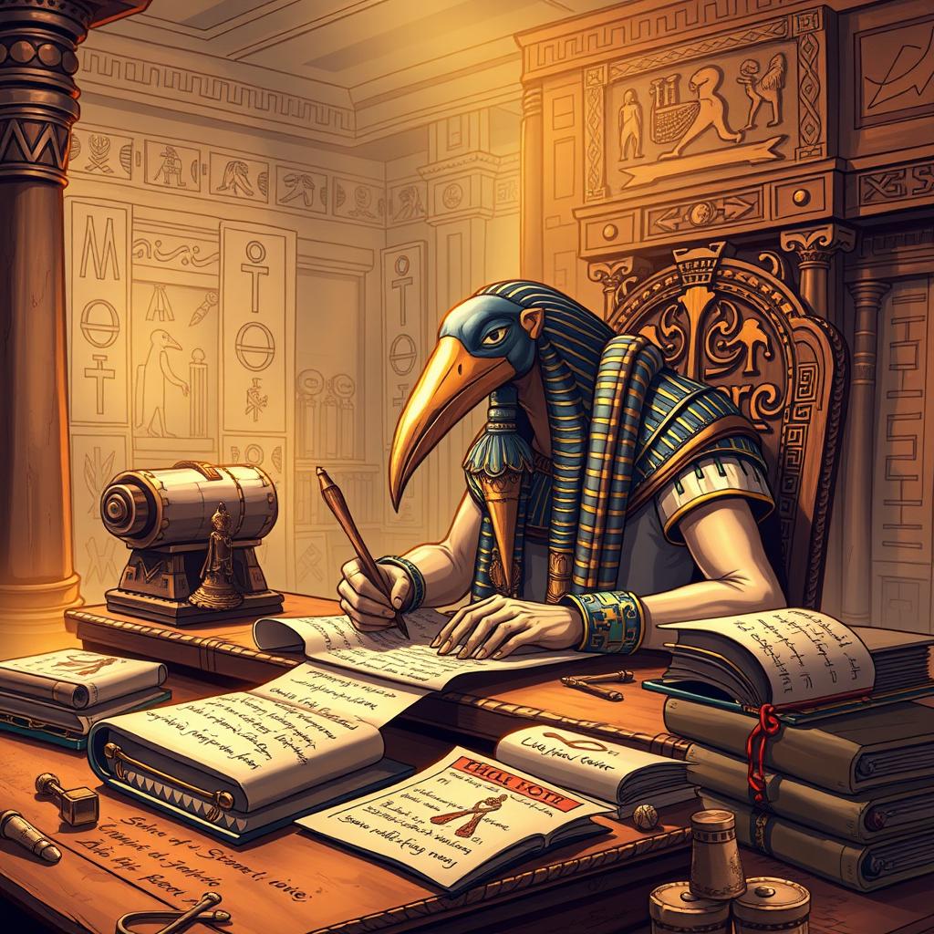 Thoth: The Wise Ibis-Headed Egyptian God