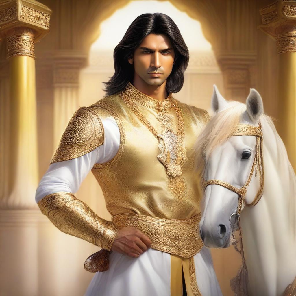 Epic Portrait of a Mughal Warrior