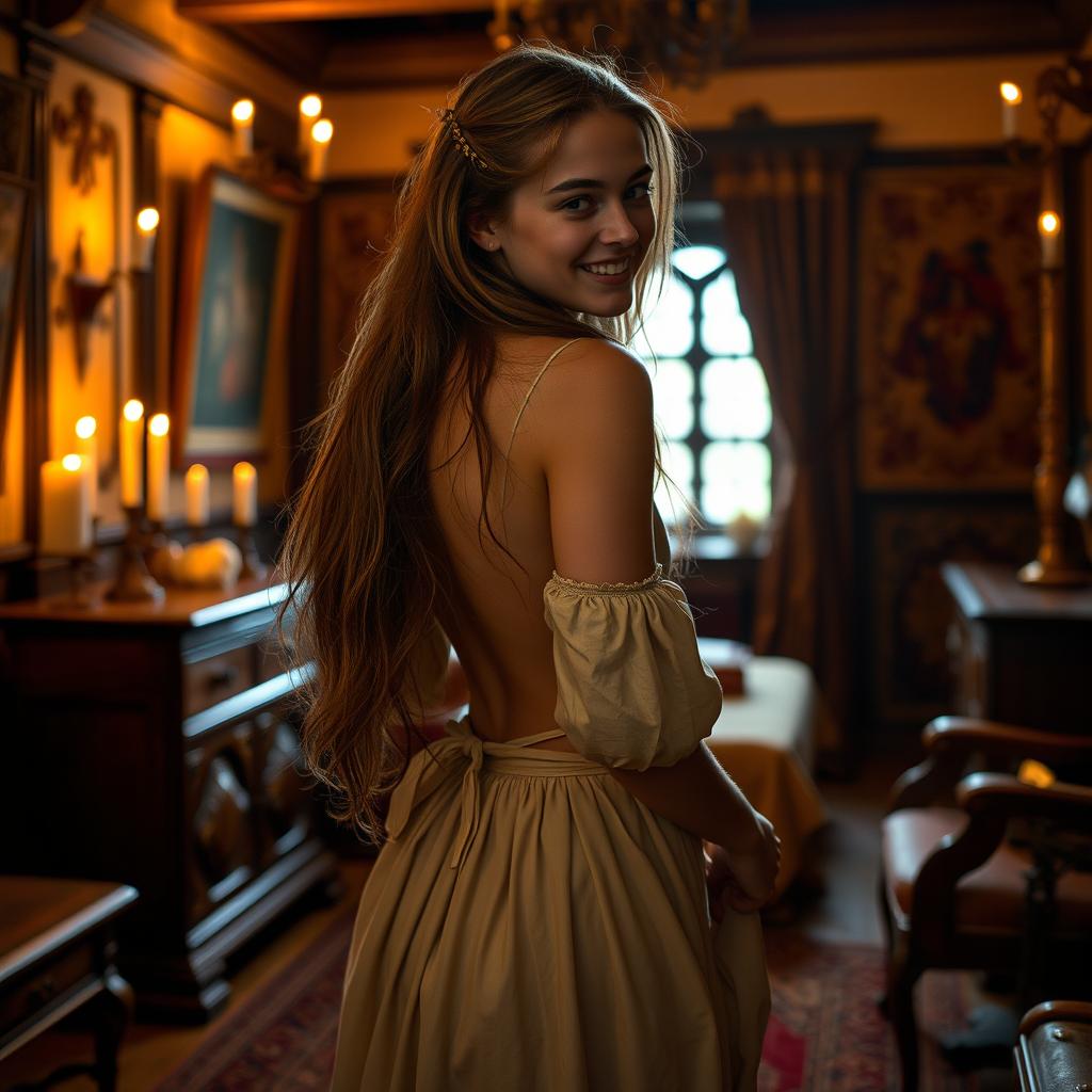 Medieval Maiden: Unveiling Beauty