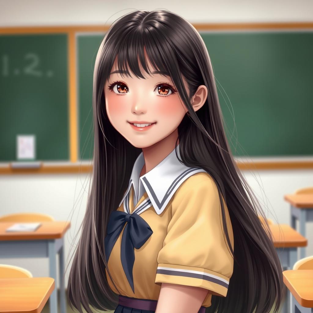 Kawaii Vibes: The Adorable Young Korean Schoolgirl