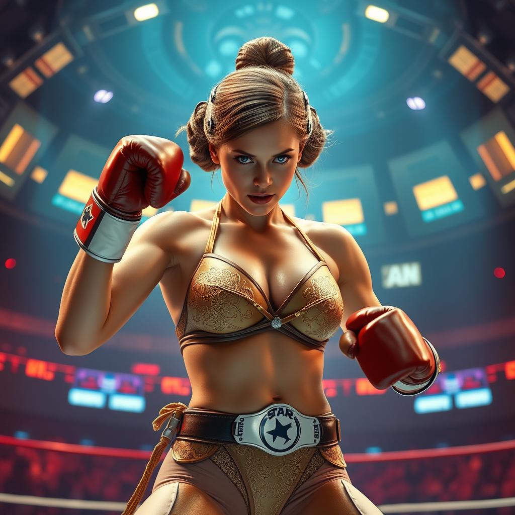 Iconic Princess Leia: A Galactic Vision