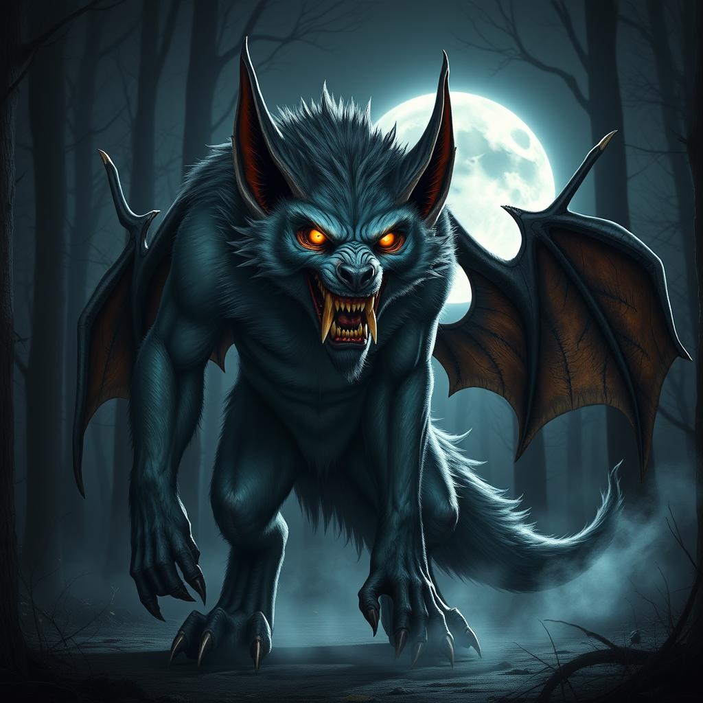 Unleash the Werebat: A Fusion of Legends