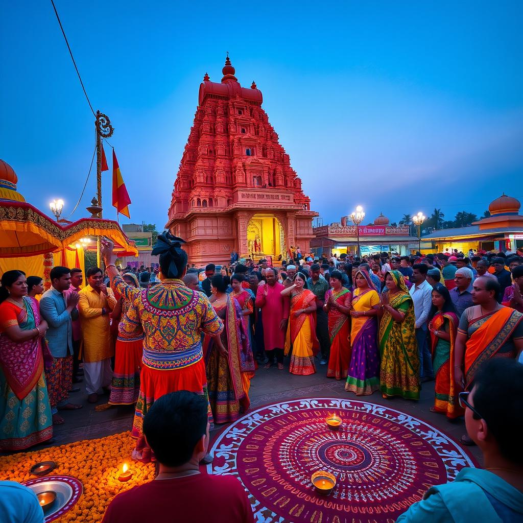 A Colorful Celebration of Indian Hindu Culture