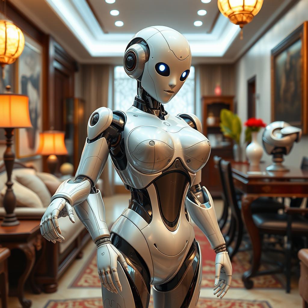 Futuristic Fantasy: Sexy Robot Girl from China