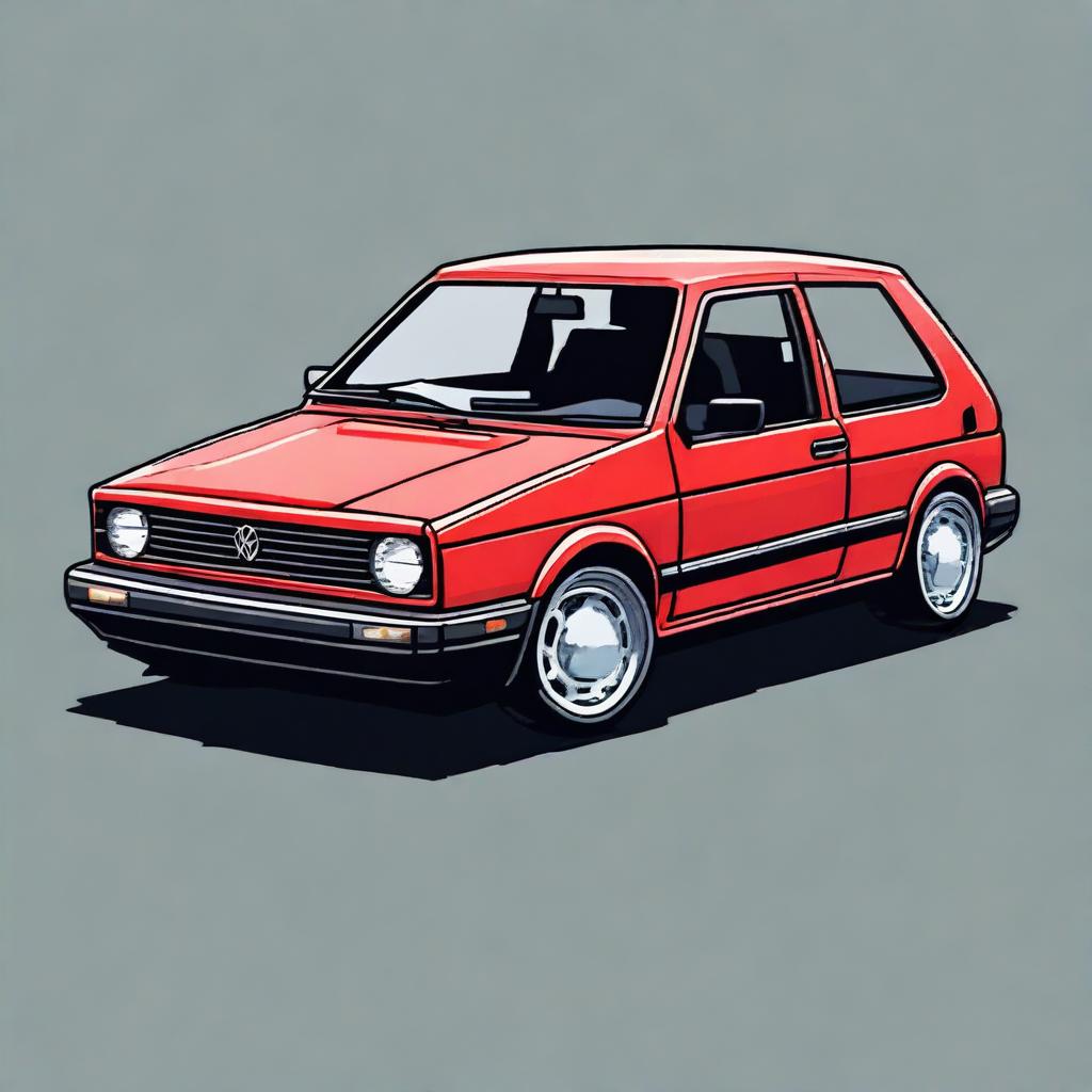 Pixel Perfected: 1995 VW Golf