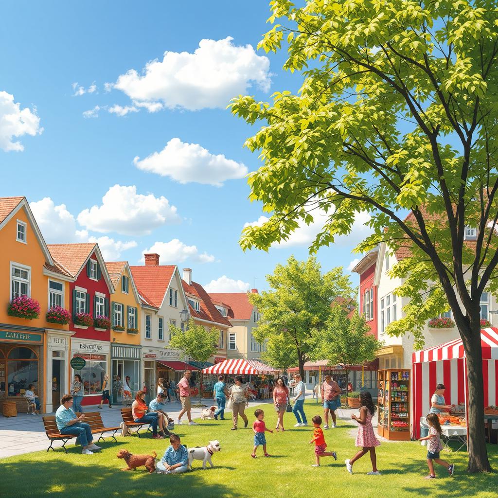 Discover the Charm of a Sunny Small Town