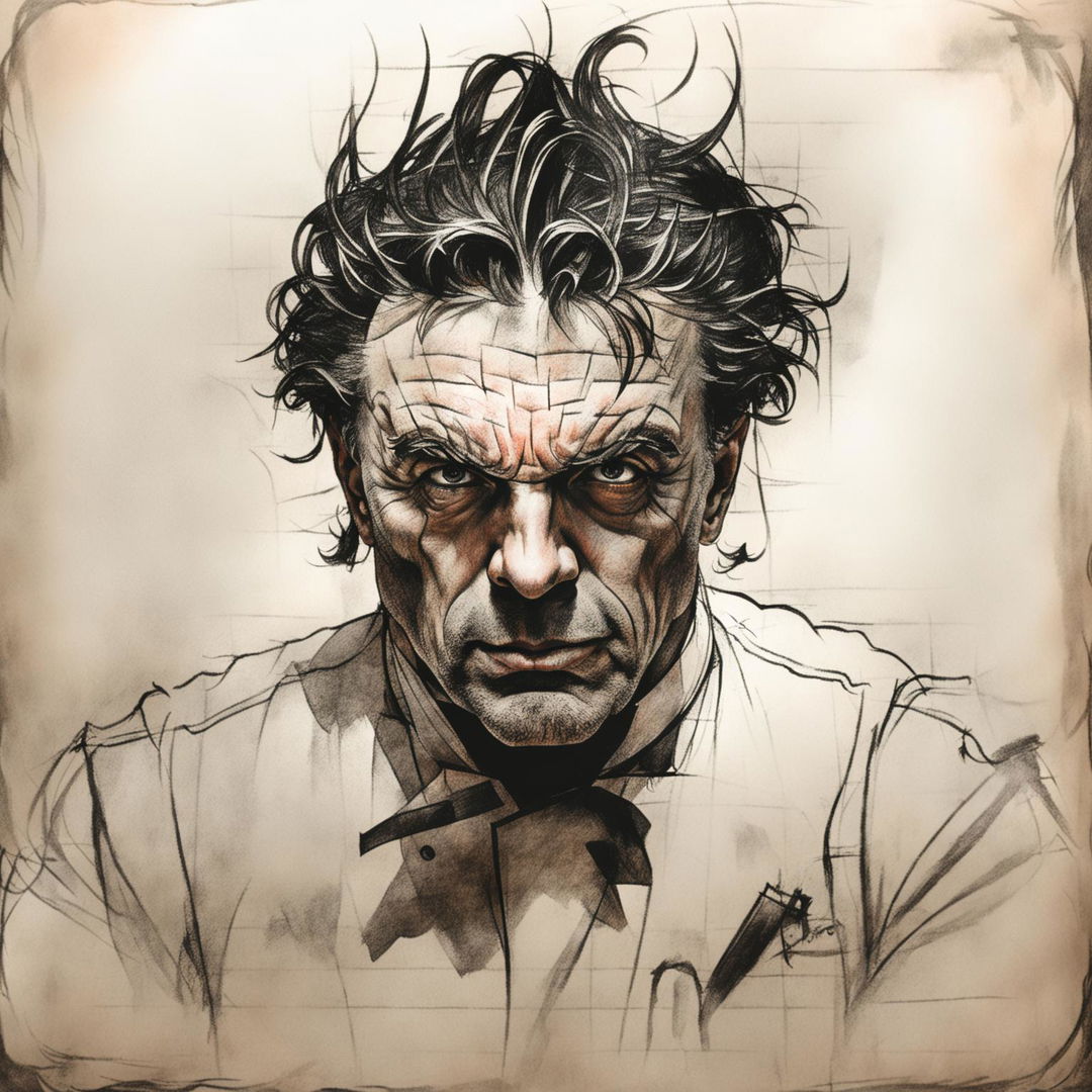 The Art of Intensity: Chef Gordon Ramsay Portray