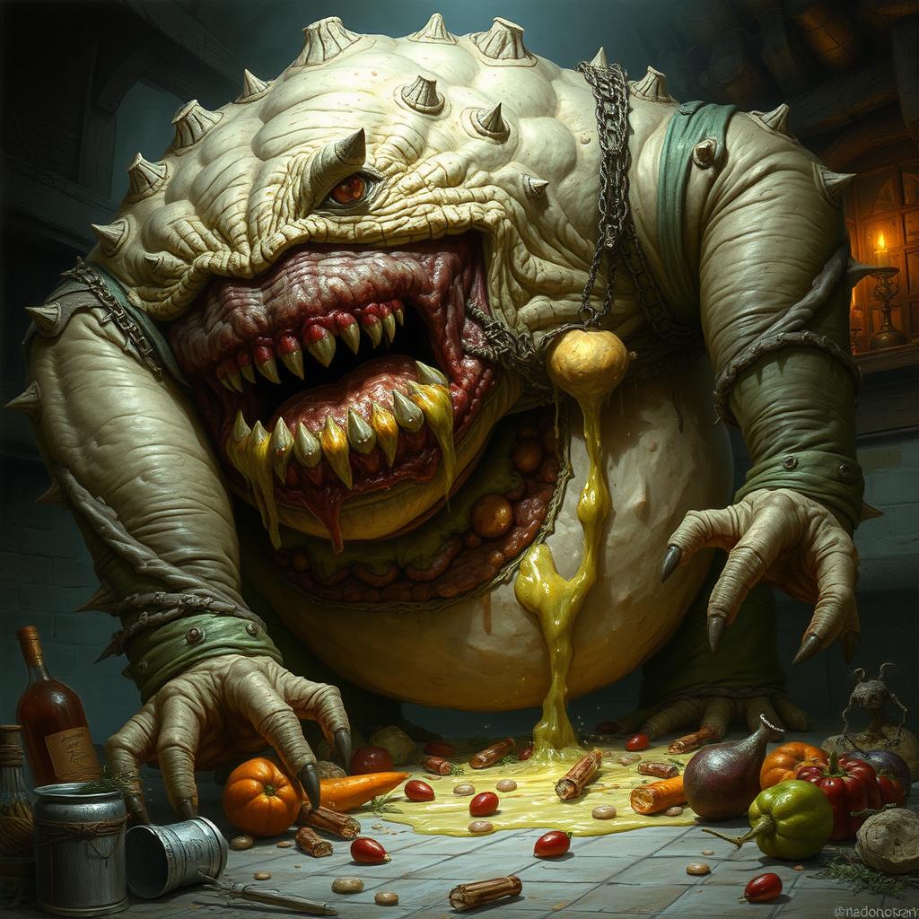 Gluttony Unleashed: A D&D Monster of Excess