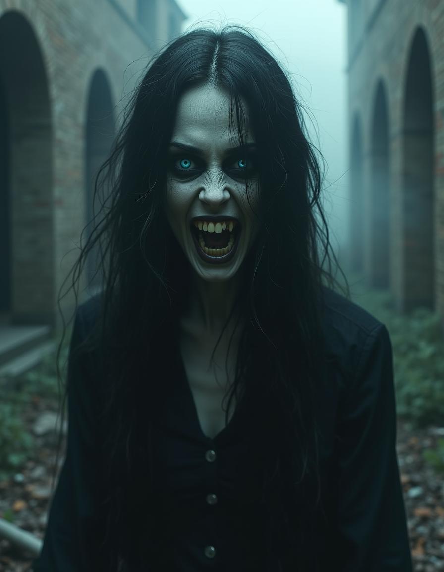 Unleash Your Fears: The Haunting Ghostly Woman