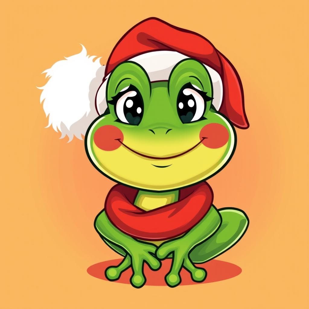 Meet Santa Pepe: The Festive Frog!
