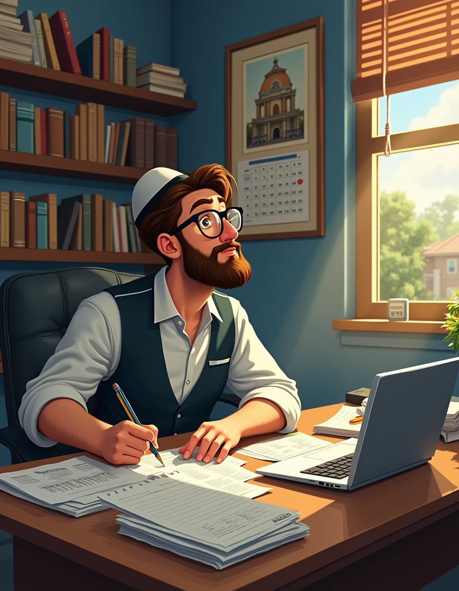 Precision in Numbers: A Jewish Accountant at Work
