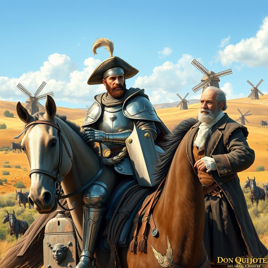 Epic Don Quijote on Rocinante