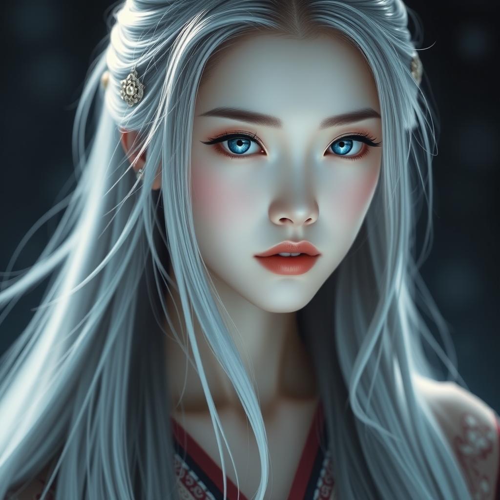 Enchanting Portrait of Bai Ning Bing