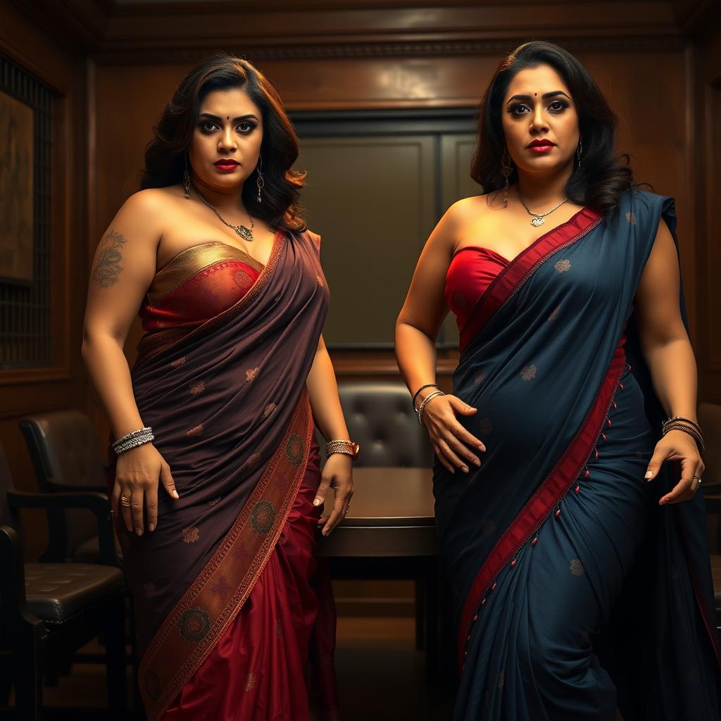Empowered Elegance: Desi Divas in Sarees