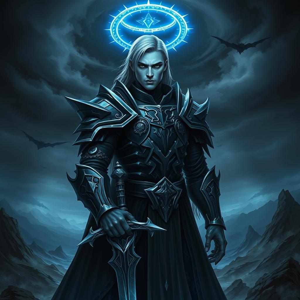 Fallen Aasimar Paladin: A Visual Epic