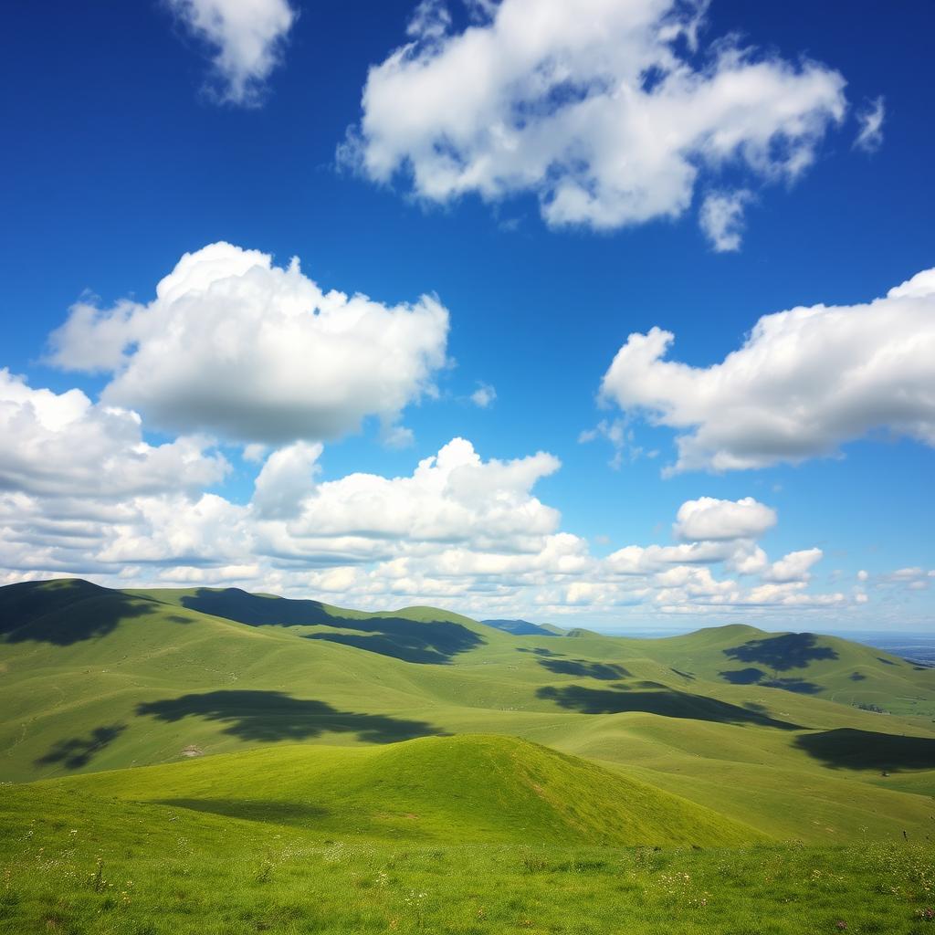 Explore the Serenity of Rolling Green Hills