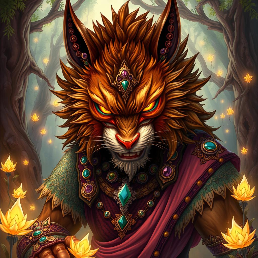 Mythical Rakshasa: A Fantasy Illustration