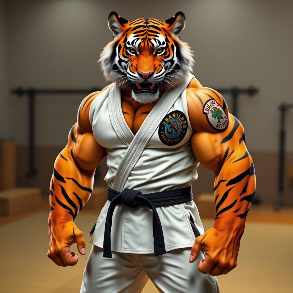 Meet the BJJ Tiger: Strength and Agility Unleashed