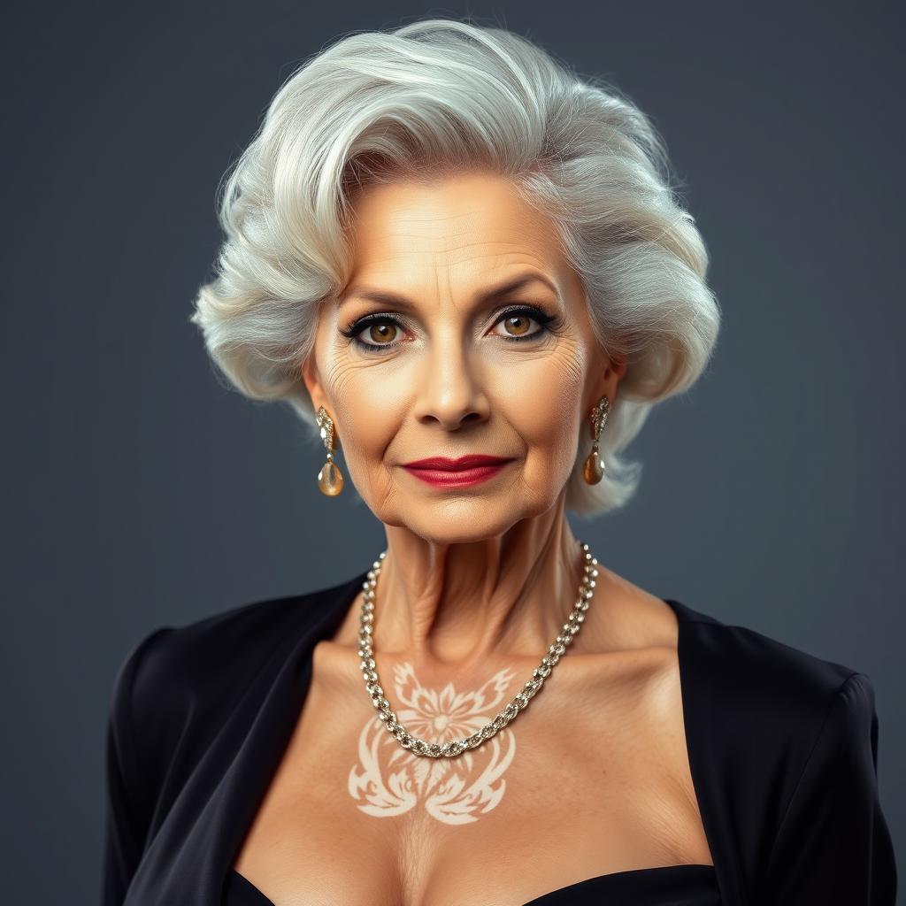 Ageless Elegance: A Glamorous 70-Year-Old Woman