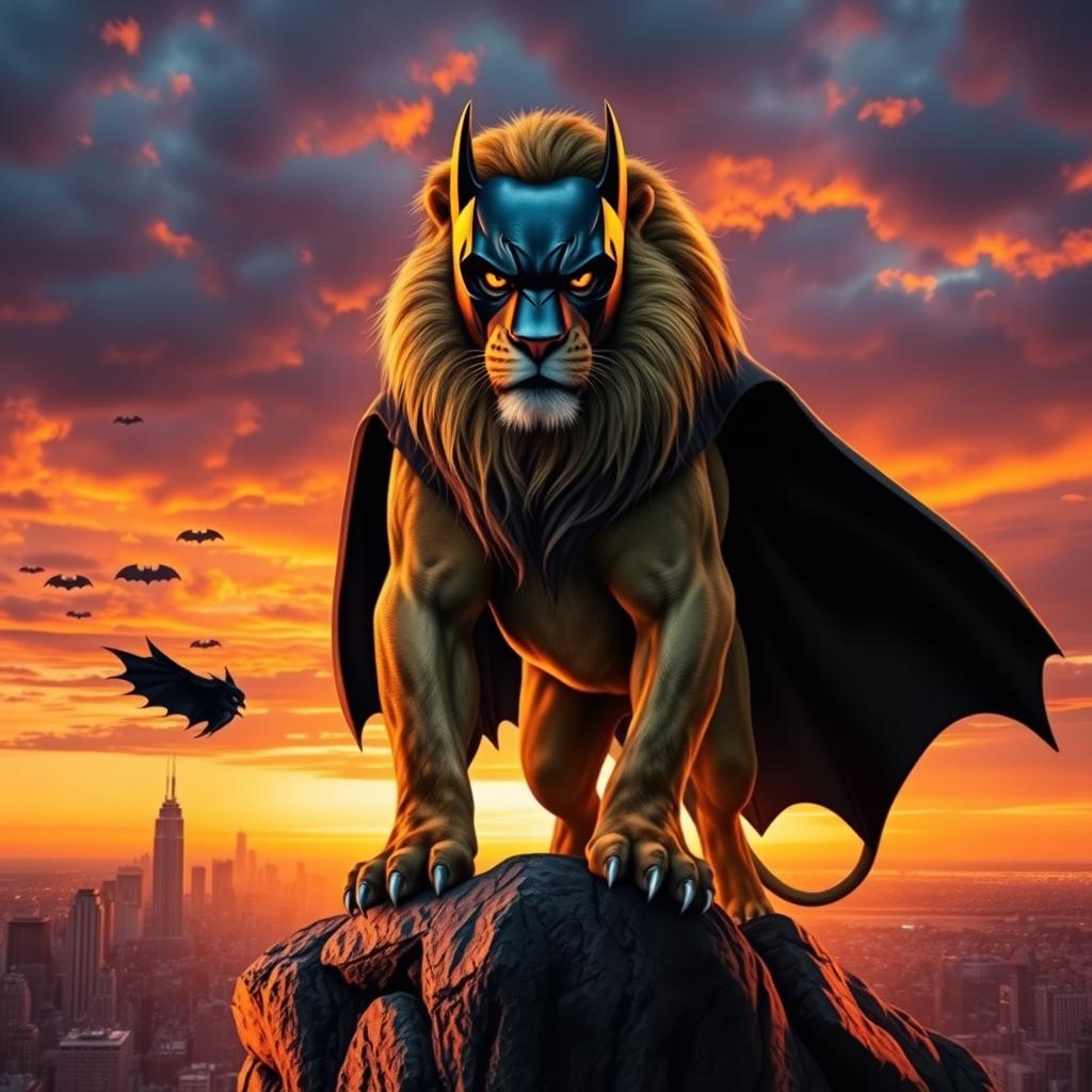The Mighty Batman Lion: A Majestic Guardian
