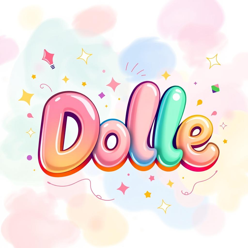 Whimsical Dolle Art: A Burst of Color
