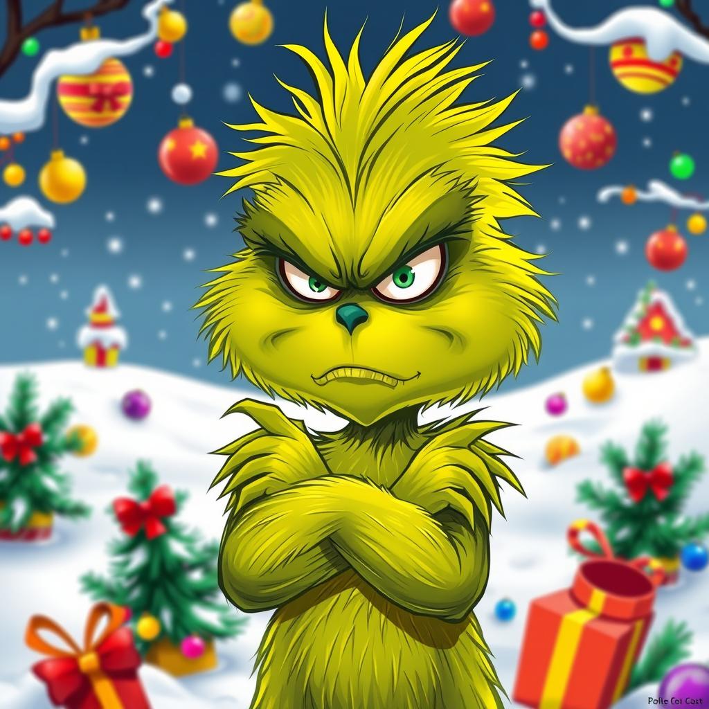 Meet the Grumpy Grinch: Cartoon Edition