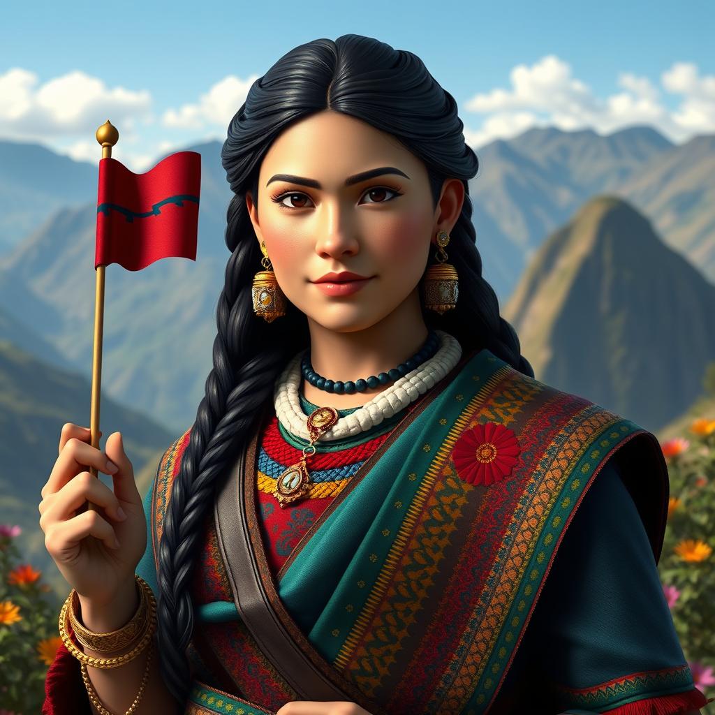 Explore Micaela Bastidas: A 3D Tribute to a Revolutionary