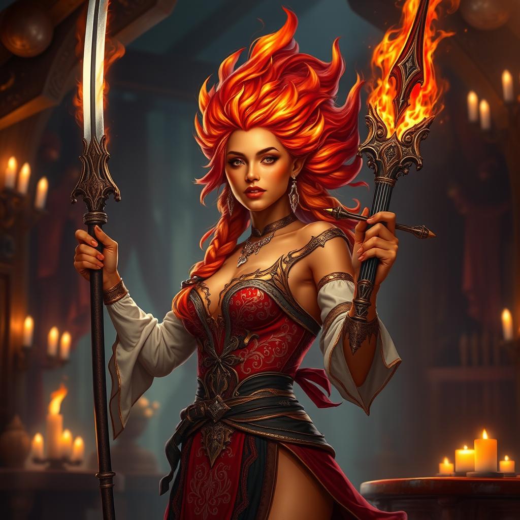 Radiant Fire Genasi Bard: Ignite Your Imagination