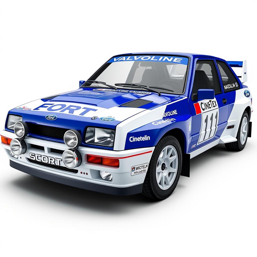Unleash the 90s: Ford Escort MK4 WRC 3D Render