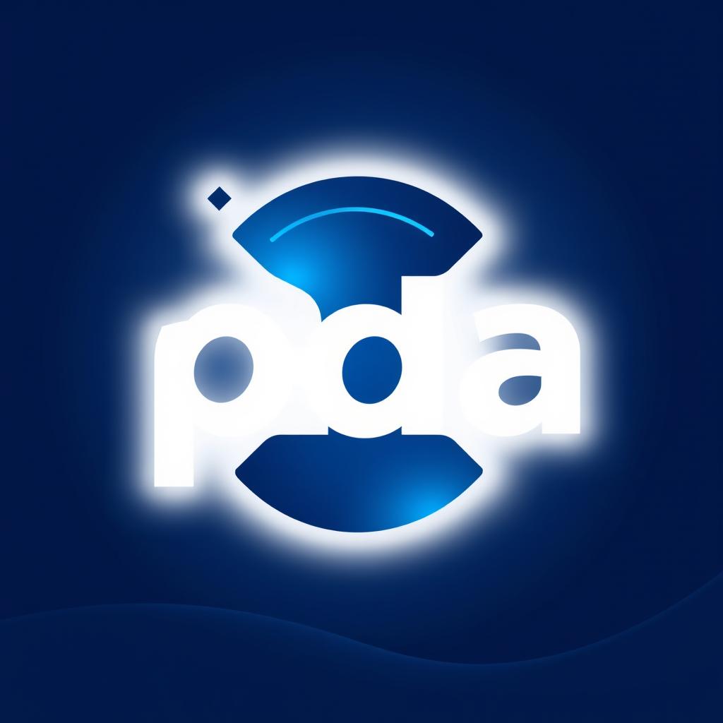 Sleek Modern PDA Logo Design