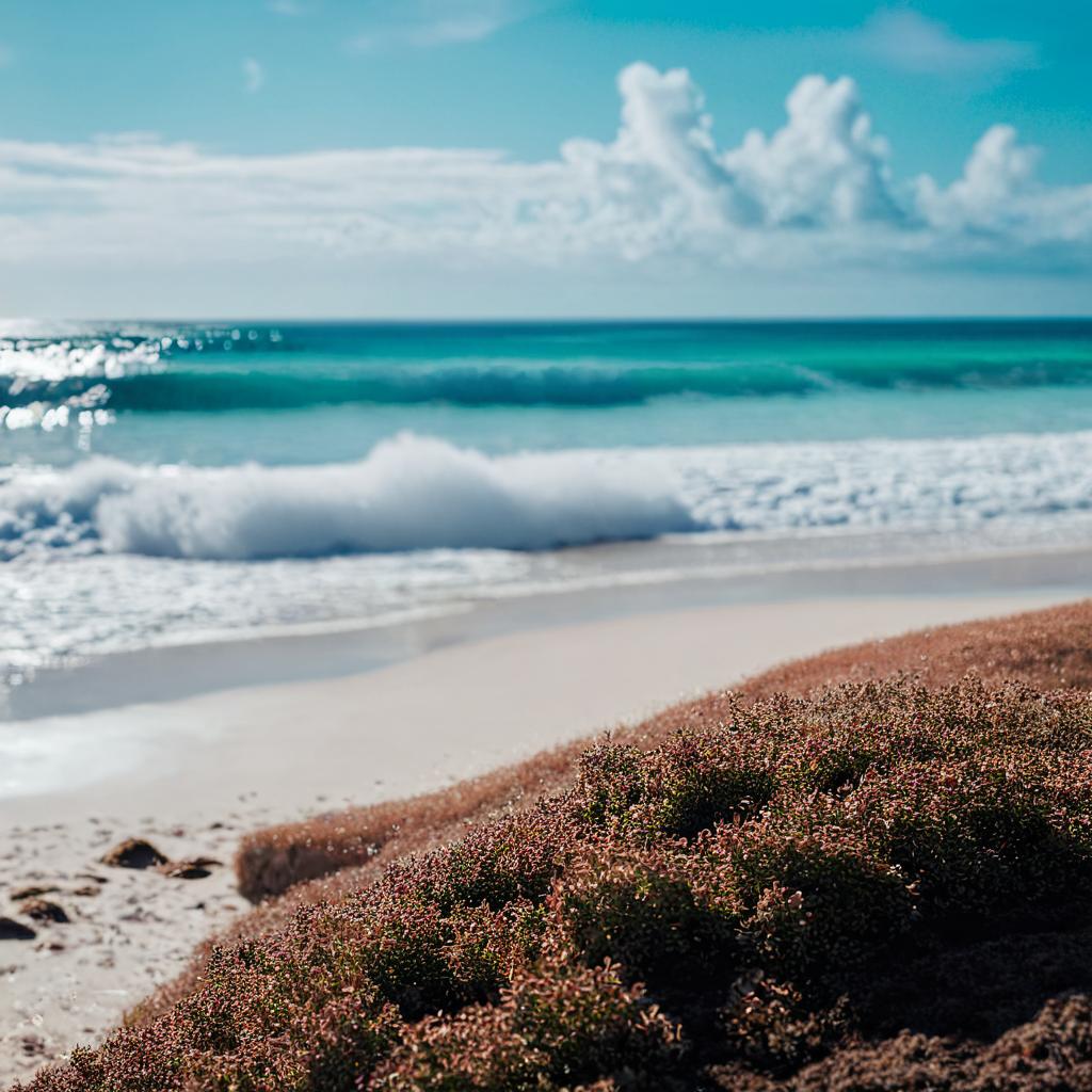 Escape to Tranquility: A Serene Beach Scene