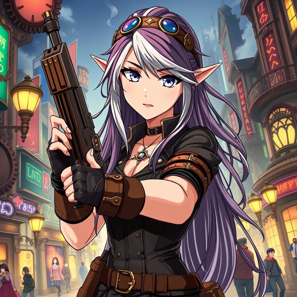 Fierce Half-High Elf Gunslinger