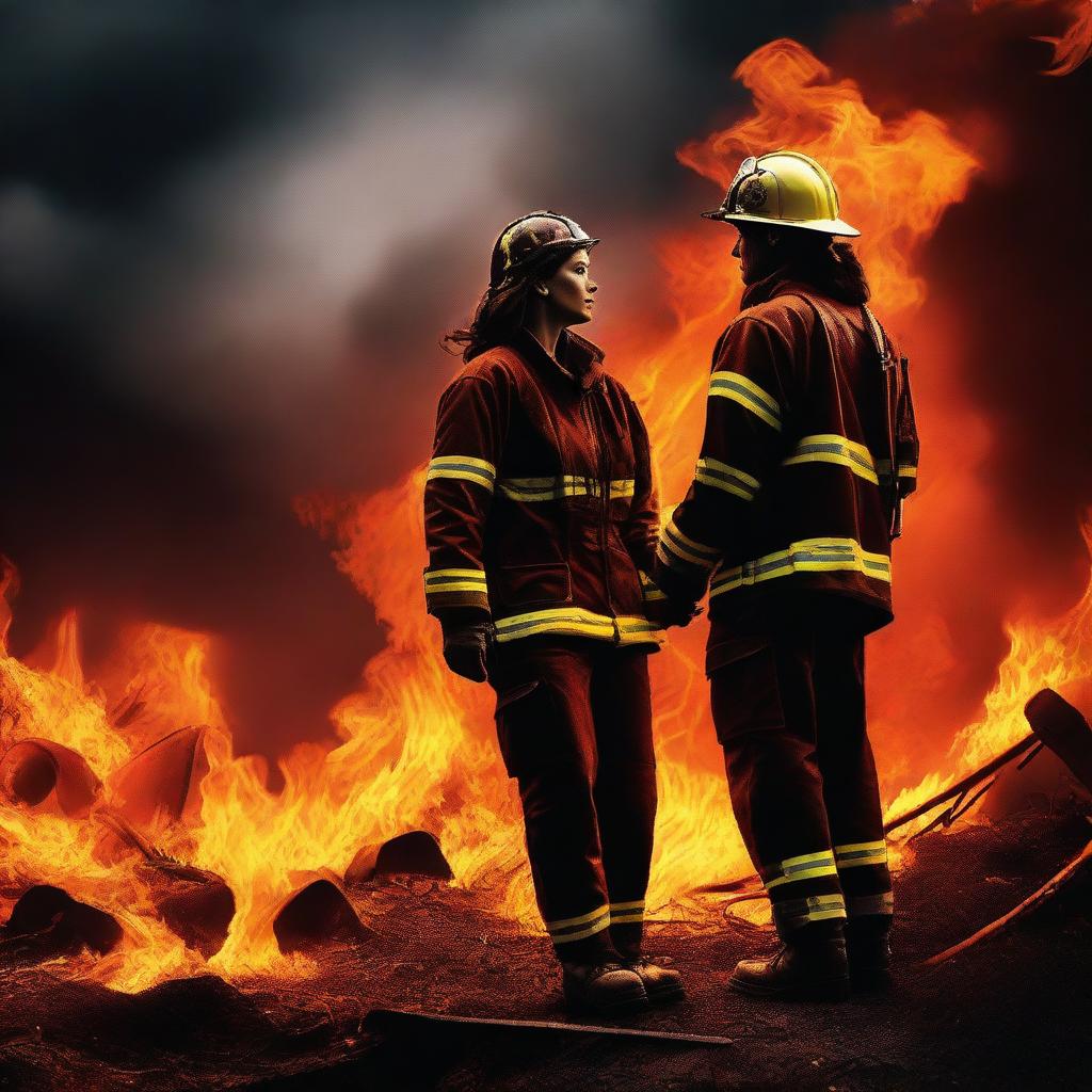 Unwavering Courage: Braving the Flames