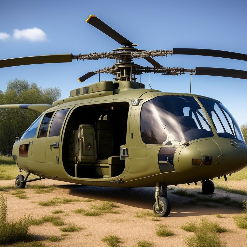 Full-Length Rambo-Style Helicopter: Ready for Action