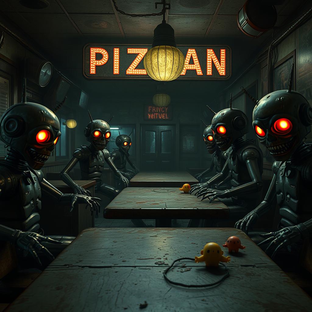 Haunting Vibes: Abandoned Pizzeria Adventure