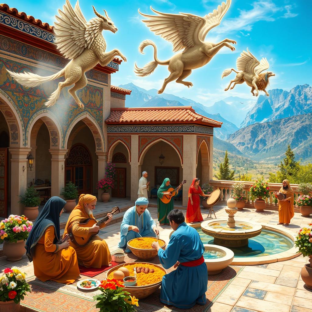 Dive into Vibrant Iranian Culture: A Celebratory Scene