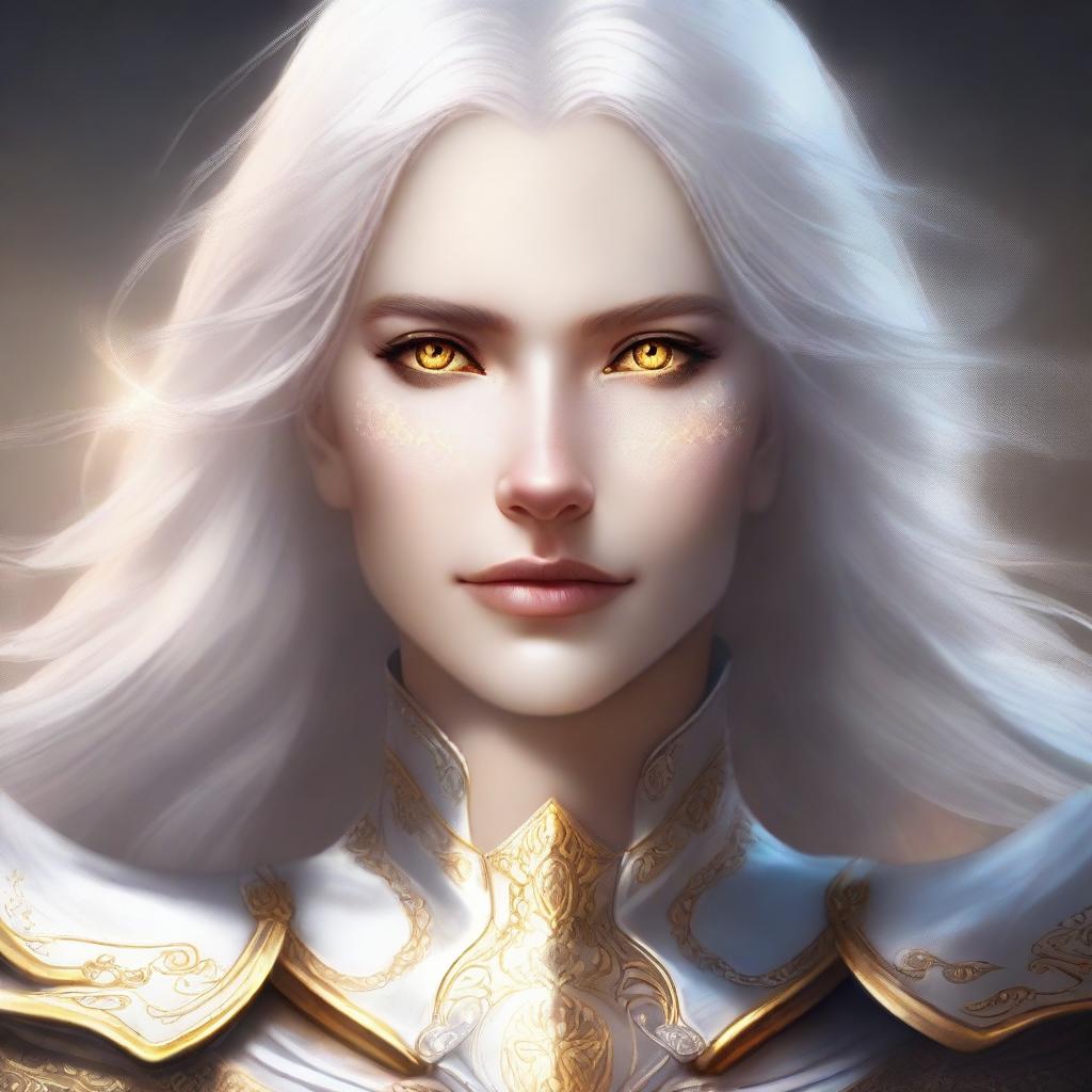 Ethereal Beauty: Aasimar Paladin