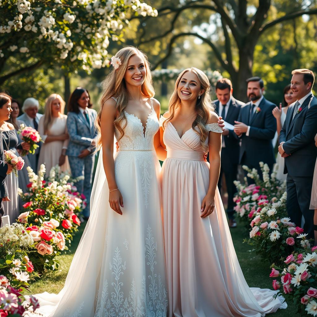 Best Friends on Their Wedding Day: A Heartwarming Celebration