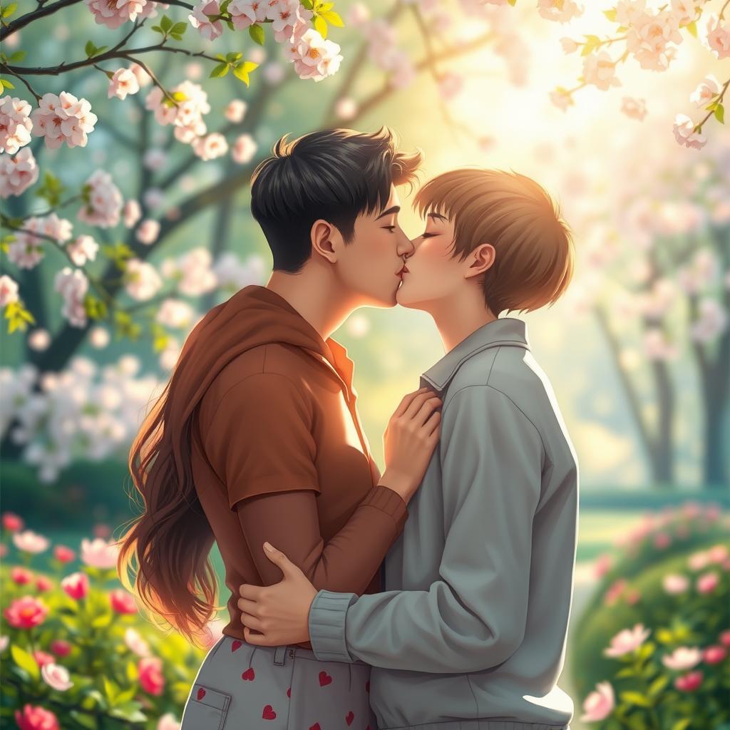 Capturing Love: A Passionate Kiss